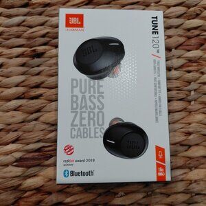 JBL Tune 120TWS - True Wireless in-Ear Headphone - Black NIB NEW